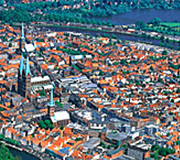 Lübeck von oben.