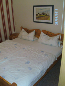 Schlafzimmer aus Ferienwohnung im Ferienhof an der Ostsee